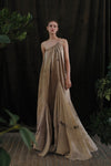 Mutedance 24 Spring/Summer One-shoulder Petal Dress Series MD-MD24SS19-K khaki PM139